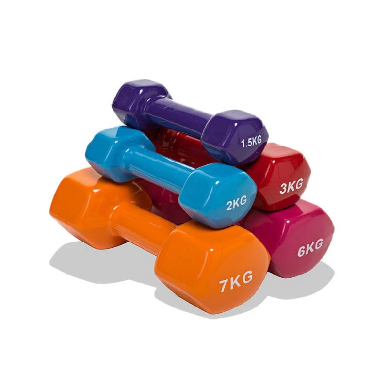 2 Unidades 9 Kg Mancuernas Pesas Hexagonales De Vinilo Fitness Gimnasia Azul 2 2 Unidades 9 Kg Mancuernas Pesas Hexagonales De Vinilo Fitness Gimnasia Azul - Imagen 2