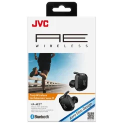 Auriculares Deportivos JVC HA-AE5T TrueWireless, Control Táctil, 27h Bat, Negro -Deporte Total Shop auriculares deportivos jvc ha ae5t truewireless control tactil 27h bat negro 3