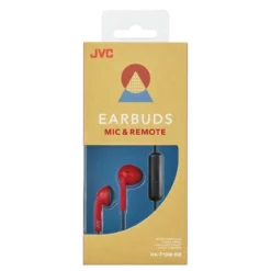 Auriculares JVC HA-F19M De Botón, Micro IPX2 1m Cable Rojo -Deporte Total Shop auriculares jvc ha f19m de boton micro ipx2 1m cable rojo 2