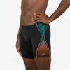 Bañador Bóxer Speedo Boost Hombre Negro Naranja Largo
