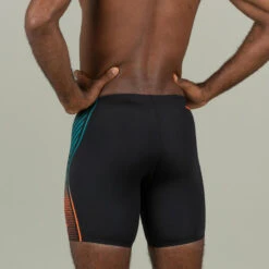 Bañador Bóxer Speedo Boost Hombre Negro Naranja Largo -Deporte Total Shop baador boxer speedo boost hombre negro naranja largo 2