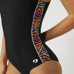 Bañador De Natación Para Mujer Docor Negro -Deporte Total Shop baador de natacion para mujer docor negro 6