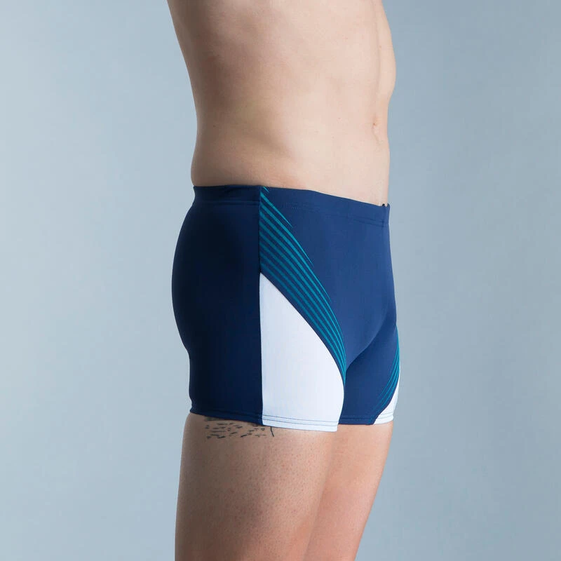 Bañador Hombre Natación Arena Bóxer Azul Marino Blanco Turquesa 3 Bañador Hombre Natación Arena Bóxer Azul Marino Blanco Turquesa - Imagen 3