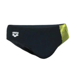 Bañador Hombre Natación Arena Slip Negro Amarillo -Deporte Total Shop baador hombre natacion arena slip negro amarillo 3