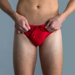 Bañador Hombre Natación Arena Slip Rojo Brief -Deporte Total Shop baador hombre natacion arena slip rojo brief 2