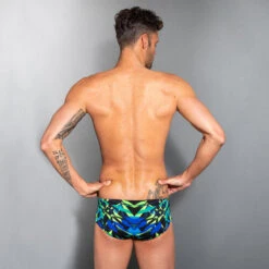 Bañador Hombre Natación Bóxer Nabaiji Negro Verde -Deporte Total Shop baador hombre natacion boxer nabaiji negro verde 3