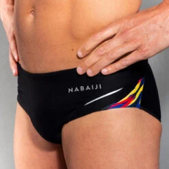 Bañador Hombre Natación Slip Nabaiji Azul 900 -Deporte Total Shop baador hombre natacion slip nabaiji negro rojo 900