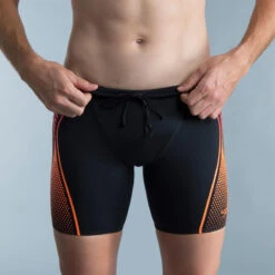 Bañador Hombre Natación Speedo Bóxer Negro Naranja -Deporte Total Shop baador hombre natacion speedo boxer negro naranja 2