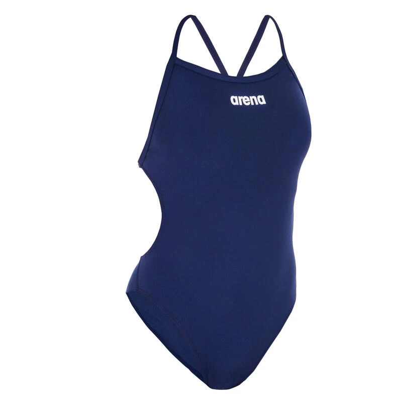 Bañador Mujer Natación Arena Solid Tech Azul Marino 4 Bañador Mujer Natación Arena Solid Tech Azul Marino - Imagen 4