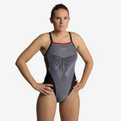 Bañador Natación Mujer Lexa XP Line Blanco