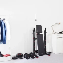 Banco Musculación Con Rack Plegable Corength 8 Banco Musculación Con Rack Plegable Corength -Deporte Total Shop banco musculacion con rack plegable corength 3