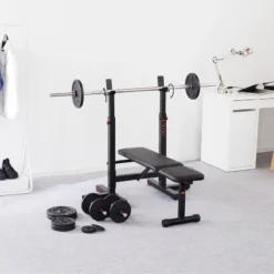 Banco Musculación Con Rack Plegable Corength 9 Banco Musculación Con Rack Plegable Corength -Deporte Total Shop banco musculacion con rack plegable corength 4