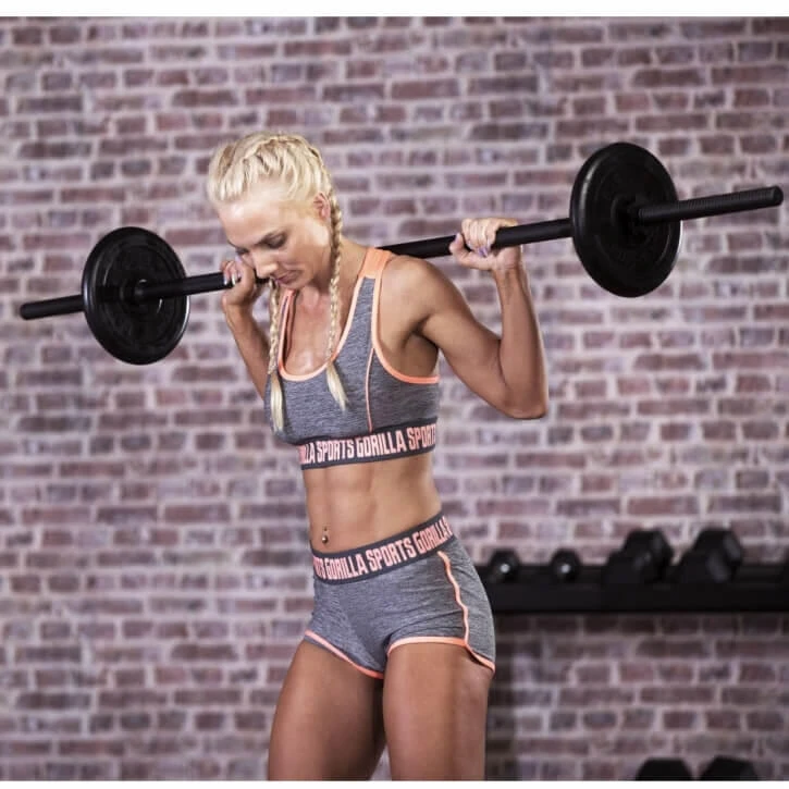 Barra De Pesas Gorilla Sports En Negro De 170cm Diámetro 30/31 Cm 4 Barra De Pesas Gorilla Sports En Negro De 170cm Diámetro 30/31 Cm - Imagen 4