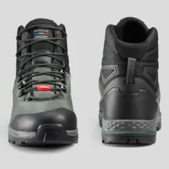 Botas De Montaña Y Trekking Impermeables De Piel Hombre Forclaz Trek 100 -Deporte Total Shop botas de montaa y trekking impermeables de piel hombre forclaz trek 100 2