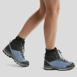 Botas De Montaña Y Trekking Impermeables De Piel Mujer Forclaz Trek 100 -Deporte Total Shop botas de montaa y trekking impermeables de piel mujer forclaz trek 100 4