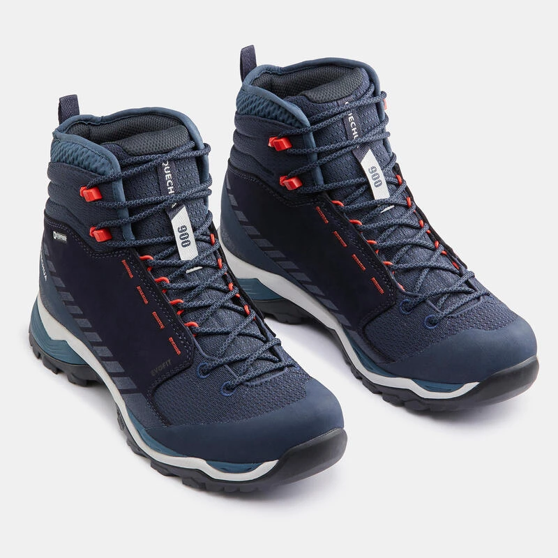 Botas De Montaña Y Trekking Impermeables Mujer Quechua MH900 Mid Azul 2 Botas De Montaña Y Trekking Impermeables Mujer Quechua MH900 Mid Azul - Imagen 2