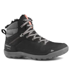 Botas De Nieve Y Apreski Impermeables Mujer Quechua SH100 Warm Caqui -Deporte Total Shop botas de nieve y apreski impermeables mujer quechua sh100 warm negro