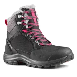 Botas De Nieve Y Apreski Impermeables Mujer Quechua SH520 X-Warm Negro