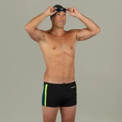 Bóxer Natación Yoko Hombre Negro Amarillo Azul -Deporte Total Shop boxer natacion yoko hombre negro amarillo azul 2