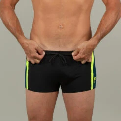 Bóxer Natación Yoko Hombre Negro Amarillo Azul -Deporte Total Shop boxer natacion yoko hombre negro amarillo azul 3