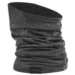 BRAGA CUELLO CICLISMO CARRETERA MULTIPOSICIÓN 500 - LANA MERINA GRIS ANTRACITA -Deporte Total Shop braga cuello ciclismo carretera multiposicion 500 lana merina gris antracita 1