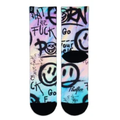 Calcetin Running Con Tejido Coolmax Unisex Acid Color, Sublimado Multicolor -Deporte Total Shop calcetin running con tejido coolmax unisex acid color sublimado multicolor 2