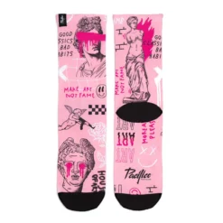 Calcetin Running Con Tejido Coolmax Unisex Bad Habits, Sublimado Multicolor -Deporte Total Shop calcetin running con tejido coolmax unisex bad habits sublimado multicolor 2