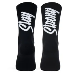 Calcetin Running Unisex Stay Strong, Tricotado Negro