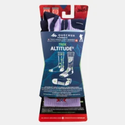 Calcetines Altos De Montaña Y Trekking Anti-rozaduras Quechua Trek Altitude -Deporte Total Shop calcetines altos de montaa y trekking anti rozaduras quechua trek altitude 3