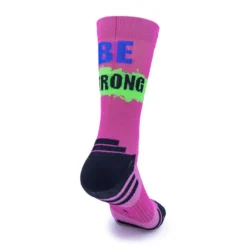 CALCETINES "BE STRONG" FUCSIA DE RUNNING