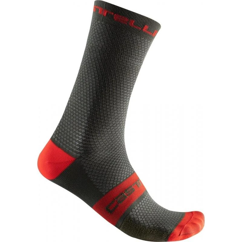 Calcetines Ciclismo Castelli Superleggera 18 Verde - Rojo 1 Calcetines Ciclismo Castelli Superleggera 18 Verde - Rojo