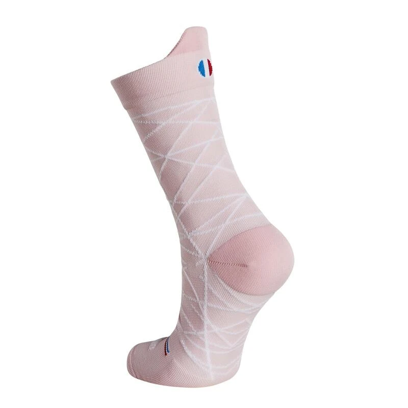 CALCETINES DE CICLISMO PENTE DOUCE ROSA PÁLIDO 4 CALCETINES DE CICLISMO PENTE DOUCE ROSA PÁLIDO - Imagen 4