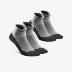 Calcetines De Media Caña Montaña Y Trekking 2 Pares Adulto QUechua Hike 50 Azul -Deporte Total Shop calcetines de media caa montaa y trekking 2 pares adulto quechua hike 50 gris
