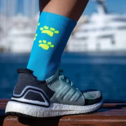 CALCETINES DE RUNNING #PATITAS Unisex - KAMUABU Color TURQUESA De 23CM 1 Hilo -Deporte Total Shop calcetines de running patitas unisex kamuabu color turquesa de 23cm 1 hilo 4