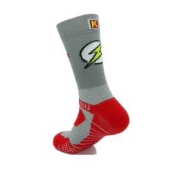 CALCETINES DE RUNNING #SUPERHERO Unisex - KAMUABU Color GRIS 23cm De Caña -Deporte Total Shop calcetines de running superhero unisex kamuabu color gris 23cm de caa 3