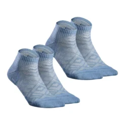 Calcetines Tobilleros De Montaña Y Trekking 2 Pares Adulto Quechua HIke 100 11 Calcetines Tobilleros De Montaña Y Trekking 2 Pares Adulto Quechua HIke 100 -Deporte Total Shop calcetines hike 100 low azul claro lote de 2 pares