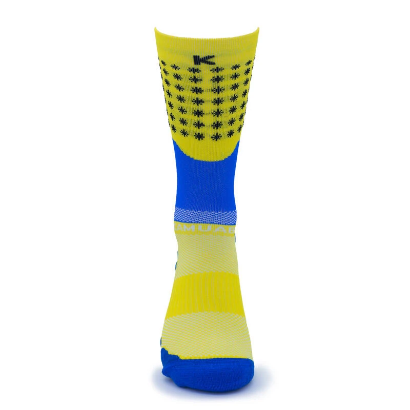 CALCETINES "NO LIMITS" AMARILLO/AZUL DE RUNNING 2 CALCETINES "NO LIMITS" AMARILLO/AZUL DE RUNNING - Imagen 2