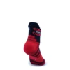 CALCETINES RUNNING TOBILLEROS #COMOUNACABRA Unisex KAMUABU Rojo/negro