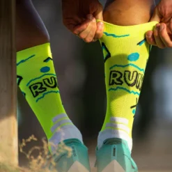 Calcetines "XXO" AMARILLO De Running (1 HILO) -Deporte Total Shop calcetines xxo amarillo de running 1 hilo 4