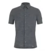 Santini Camisa Técnica Manga Corta Hombre Gravel Gris/Negro