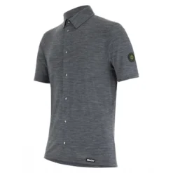 Santini Camisa Técnica Manga Corta Hombre Gravel Gris/Negro -Deporte Total Shop camisa tecnica manga corta hombre gravel grisnegro 2
