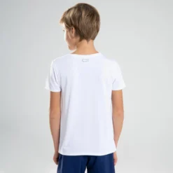 Decathlon Camiseta Atletismo AT 100 Niños Blanco Mangas Cortas Transpirable -Deporte Total Shop camiseta atletismo at 100 nios blanco mangas cortas transpirable 3