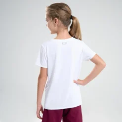 Decathlon Camiseta Atletismo AT 100 Niños Blanco Mangas Cortas Transpirable -Deporte Total Shop camiseta atletismo at 100 nios blanco mangas cortas transpirable 4