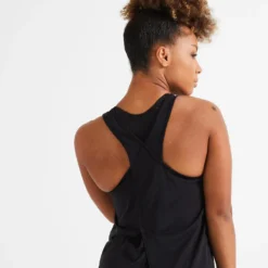 Camiseta Crosstraining Musculación Sin Mangas Tirantes Mujer Negro -Deporte Total Shop camiseta crosstraining musculacion sin mangas tirantes mujer negro 2