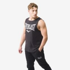 Camiseta De Boxeo Sin Mangas Everlast Negro