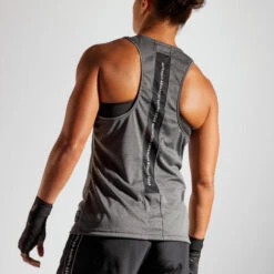 Camiseta De Boxeo Sin Mangas Mujer Outshock 500 Gris -Deporte Total Shop camiseta de boxeo sin mangas mujer outshock 500 gris 3