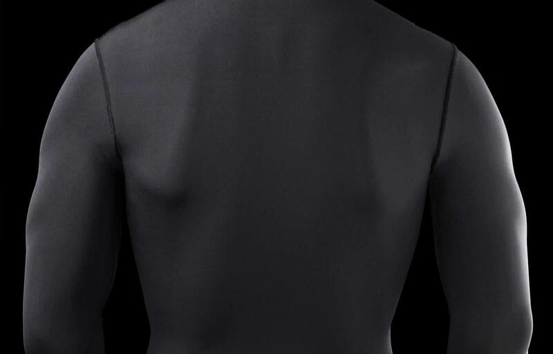 Camiseta De Compresion Manga Larga Con Cuello Redondo Para Hombre 3 Camiseta De Compresion Manga Larga Con Cuello Redondo Para Hombre - Imagen 3