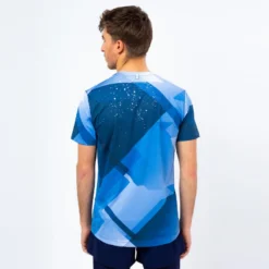 Camiseta De Manga Corta Running De Poliéster Reciclado Hombre TRR Azul Claro -Deporte Total Shop camiseta de manga corta running de poliester reciclado hombre trr azul claro 3