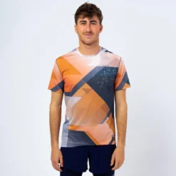 Camiseta De Manga Corta Running Poliéster Reciclado Hombre TRR Multi Color