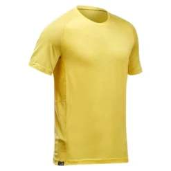 Camiseta De Montaña Y Trekking Manga Corta Lana Merino Hombre Forclaz MT500 -Deporte Total Shop camiseta de montaa y trekking manga corta lana merino hombre forclaz mt500 4
